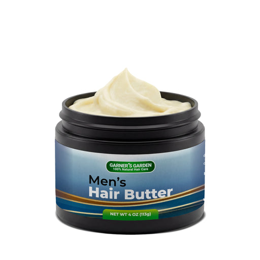 Garner's Garden Men's Hair Butter Hair Styling Products White Smoke Men's Hair Butter 2oz (travel),Men's Hair Butter 4oz (Recommended),Men's Hair Butter 8oz (large)
