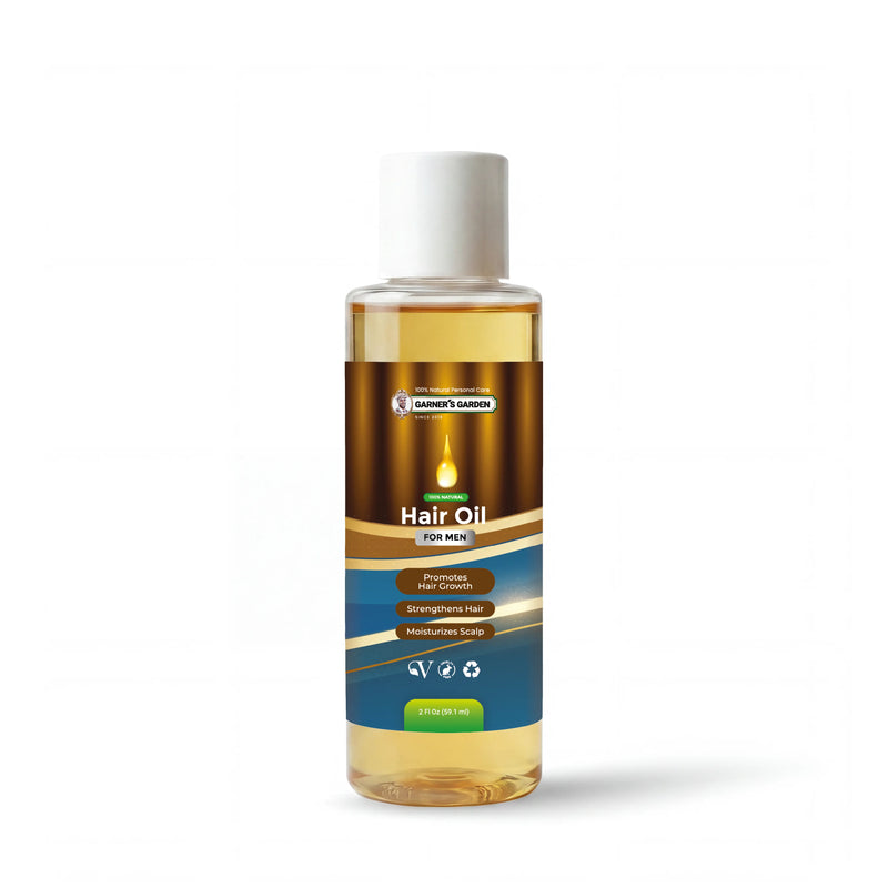 Garner's Garden Natural Hair Oil Hair Oil White Smoke Men's Hair Oil / 2 oz (travel)