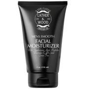Lather & Wood Shaving Co Face Moisturizer for Men Men Grooming, Health White Smoke