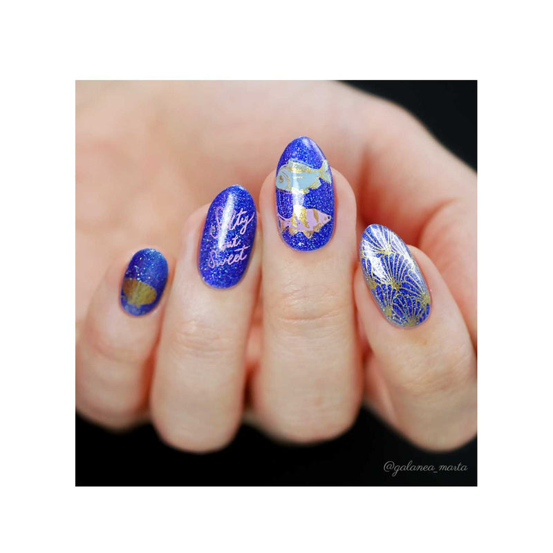 UberChic Beauty Mermaid Life-02 Stamping Plate Tan
