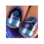 UberChic Beauty Mermaid Life-02 Stamping Plate Dark Slate Gray