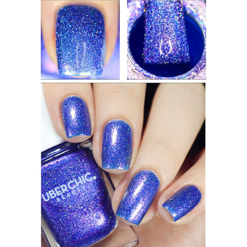 UberChic Beauty Mermaid's Tale - Holographic Polish Regular Polish Gray