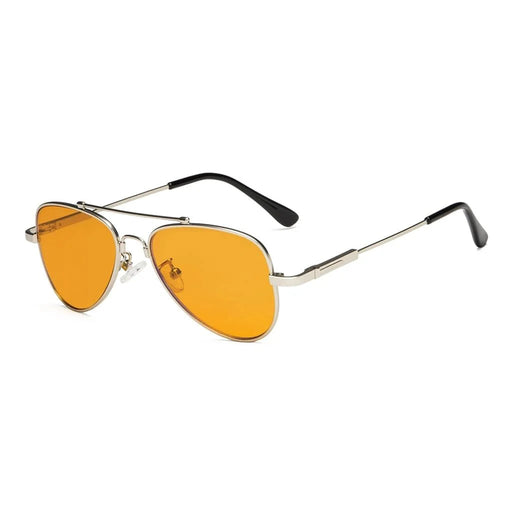 eyekeeper.com Metal Frame Blue Light Blocking Eyeglasses for Kids DSK1801 Eyeglasses White Smoke Silver / without magnification,Red / without magnification,Purple / without magnification,Gunmetal / without magnification,Gold / without magnification,Brown / without magnification,Blue / without magnification,Black / without magnification
