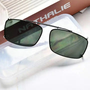 eyekeeper.com Polarized Lens Clip on Sunglasses C61 (56MMx34MM) Sunglasses White Smoke Brown,G15,Grey