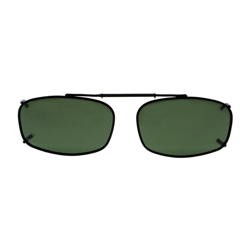 eyekeeper.com Metal Frame Polarized Lens Clip on Sunglasses C62(52MMx32MM) Sunglasses Dark Slate Gray G15