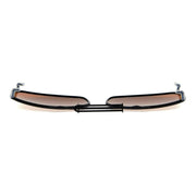 eyekeeper.com Metal Frame Polarized Lens Clip on Sunglasses C62(52MMx32MM) Sunglasses Rosy Brown Brown,G15,Grey