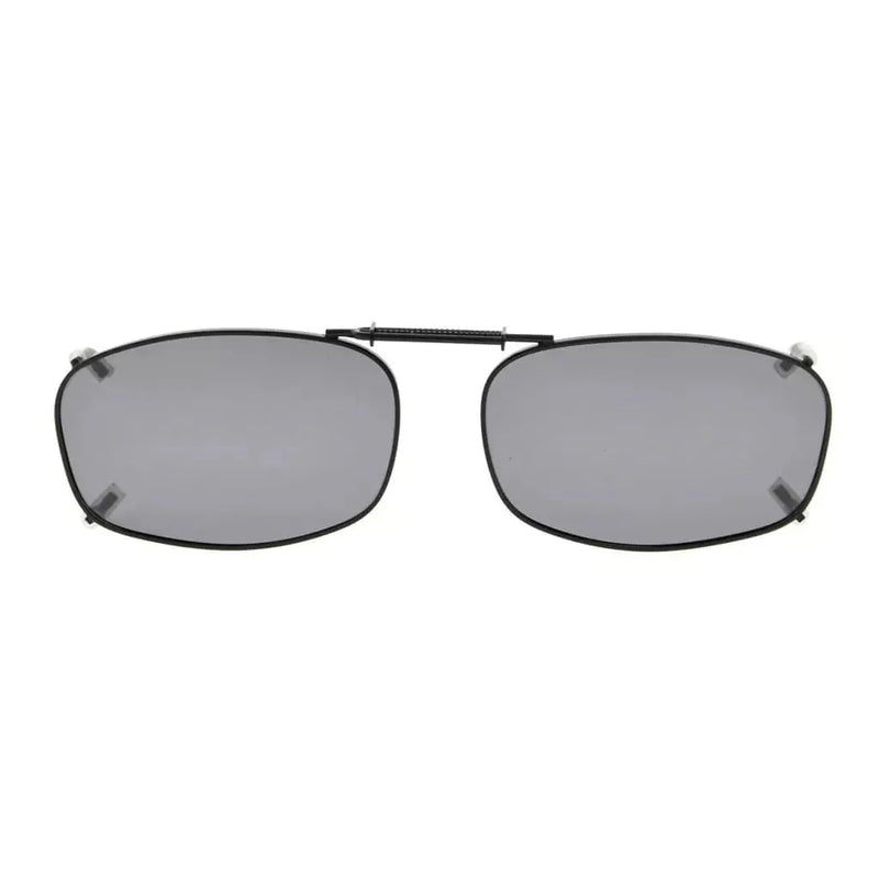 eyekeeper.com Metal Frame Polarized Lens Clip on Sunglasses C79(50MMx31MM) Sunglasses Dark Gray Grey,G15,Brown