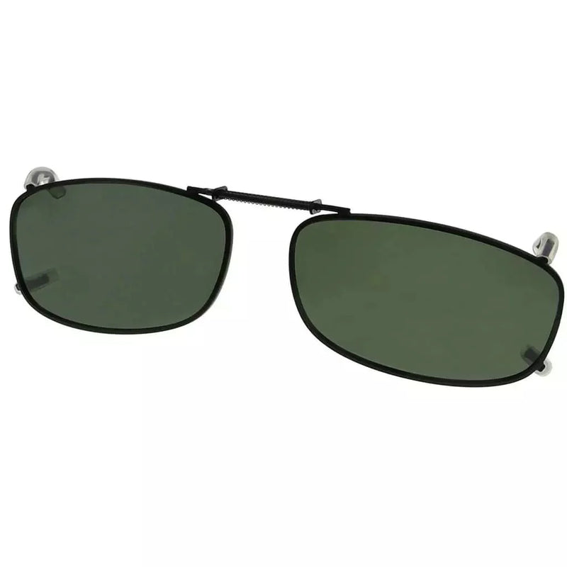 eyekeeper.com Metal Frame Polarized Lens Clip on Sunglasses C85(51MMx29MM) Sunglasses White Smoke G15