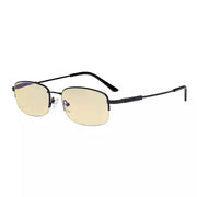 eyekeeper.com Metal Half-rim Blue Light Blocking Reading Glasses TMCG1704 Eyeglasses White Smoke Black / without magnification,Black / +0.50,Black / +0.75,Black / +1.00,Black / +1.25,Black / +1.50,Black / +1.75,Black / +2.00,Black / +2.50,Black / +3.00,Black / +3.50