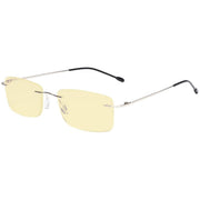 eyekeeper.com Metal Rimless Blue light Blocking Readers TMWK9 Eyeglasses Bisque Silver / without magnification,Silver / +0.50,Silver / +0.75,Silver / +1.00,Silver / +1.25,Silver / +1.50,Silver / +1.75,Silver / +2.00,Silver / +2.25,Silver / +2.50,Silver / +2.75,Silver / +3.00