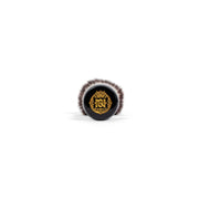Noble Otter Synthetic Shave Brush - Black/White - 26MM Shaving Brush Light Gray