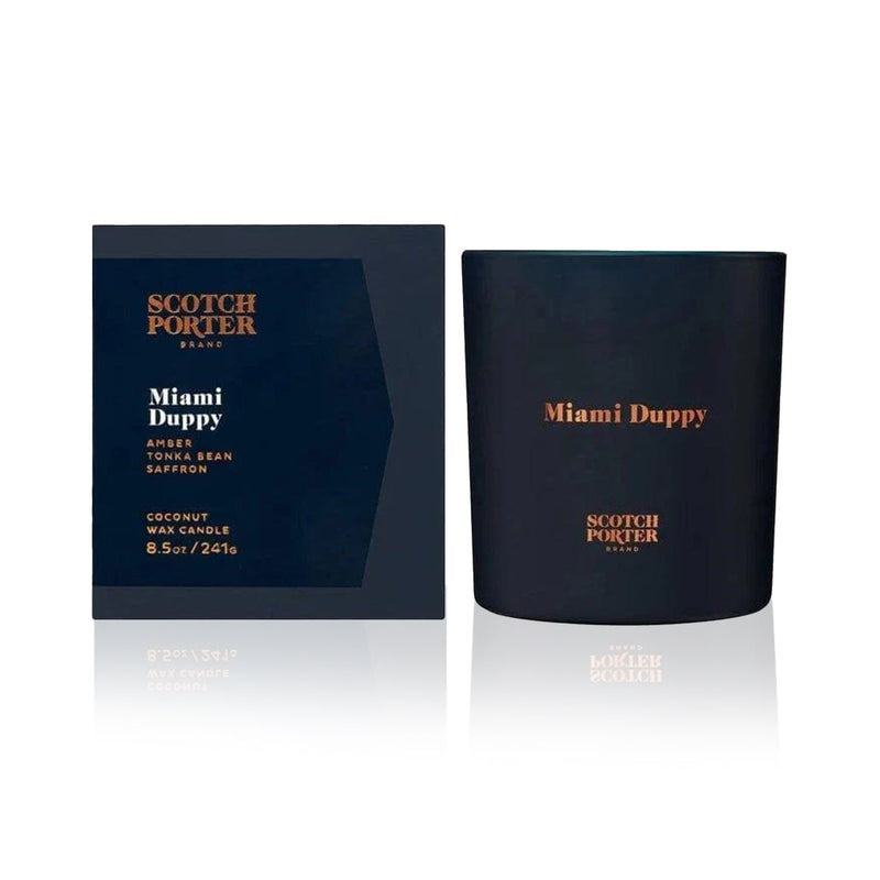 Scotch Porter Miami Duppy Candle Candle Black