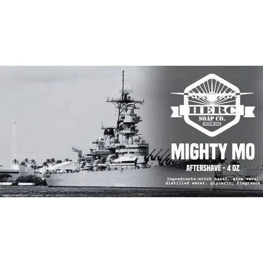 Herc Soap Co. Herc Soap Co. Mighty Mo Shaving Collection Shaving Set Gray Aftershave Splash 4 Oz