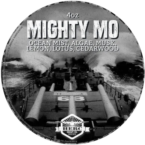 Herc Soap Co. Herc Soap Co. Mighty Mo Shaving Collection Shaving Set White Smoke Shaving Soap 4 Oz