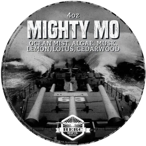 Herc Soap Co. Herc Soap Co. Mighty Mo Shaving Collection Shaving Set White Smoke Shaving Soap 4 Oz