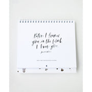 Be A Heart Christian Baby Milestone Calendar calendar Lavender