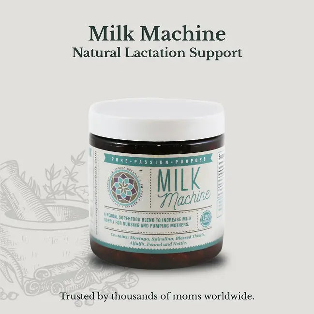 Euphoric Herbals Milk Machine - Breastfeeding Supplement Breastfeeding Capsules Light Gray 7-10 Day Supply,15-20 Day Supply,30-40 Day Supply