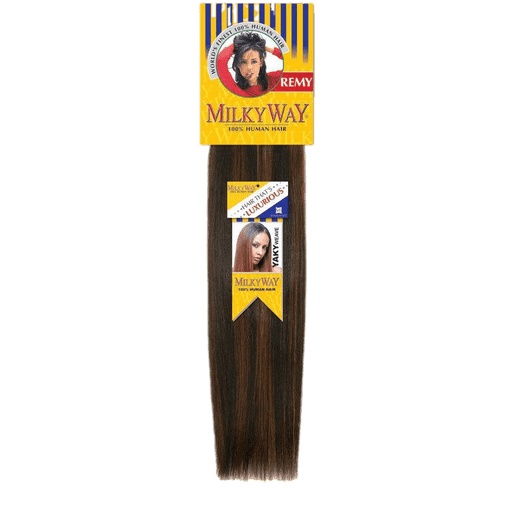 VIP Extensions Milky Way Yaky Bulk, 18" Hair Extension Dark Slate Gray 27,P27/30   Half pack,280