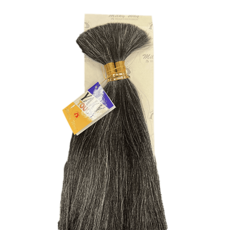 VIP Extensions Milky Way Yaky Bulk, 18" Hair Extension Black 280