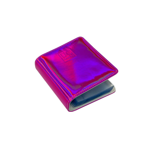 UberChic Beauty Mini Hot Pink Holographic Nail Stamp Storage Binder Tool Dark Magenta