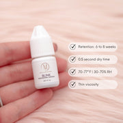 Mega Lash Academy Mini Size Lash Adhesive False Eyelash Adhesive Light Gray Blink