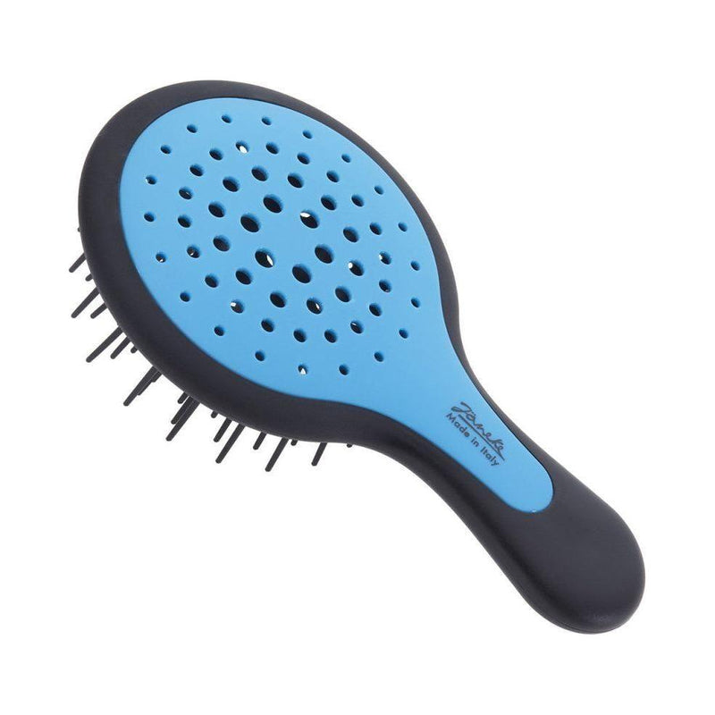 Janeke Janeke Mini SuperBrush Black and Blue - Model No. 71SO220NEP BFL Hair Brush Cornflower Blue