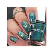 UberChic Beauty Minimalist Christmas Stamping Plate Rosy Brown