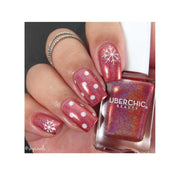 UberChic Beauty Minimalist Christmas Stamping Plate Rosy Brown