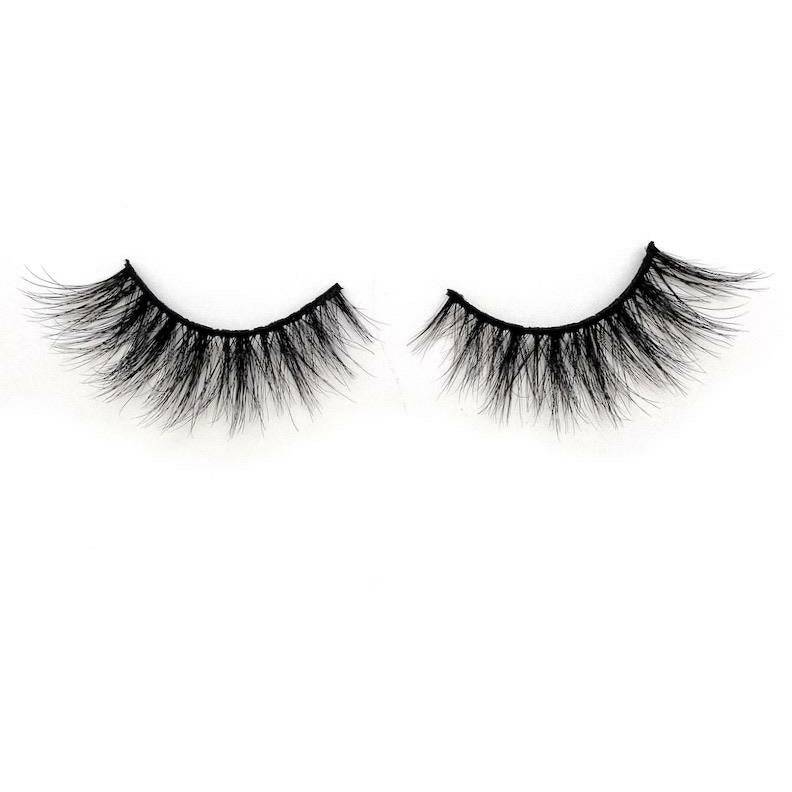 VIP Extensions VIP Mink Fur Eyelashes, Purple Box Strip Lashes White Smoke HD006