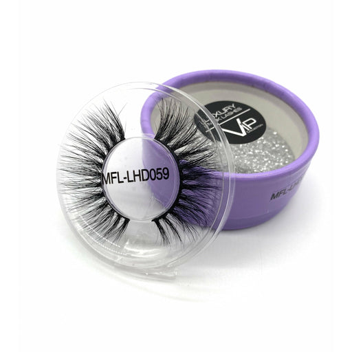 VIP Extensions VIP Mink Fur Eyelashes, Purple Box Strip Lashes White Smoke LHD007,LHD020,LHD059,HD001,HD006,HD016,HD044,HD082,HD085,HD095,HD010,HD045