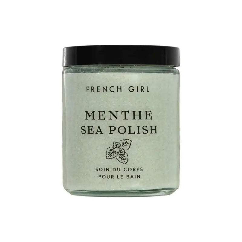 FRENCH GIRL Mint Body Polish Bath & Body Dark Gray
