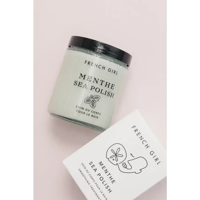 FRENCH GIRL Mint Body Polish Bath & Body Light Gray