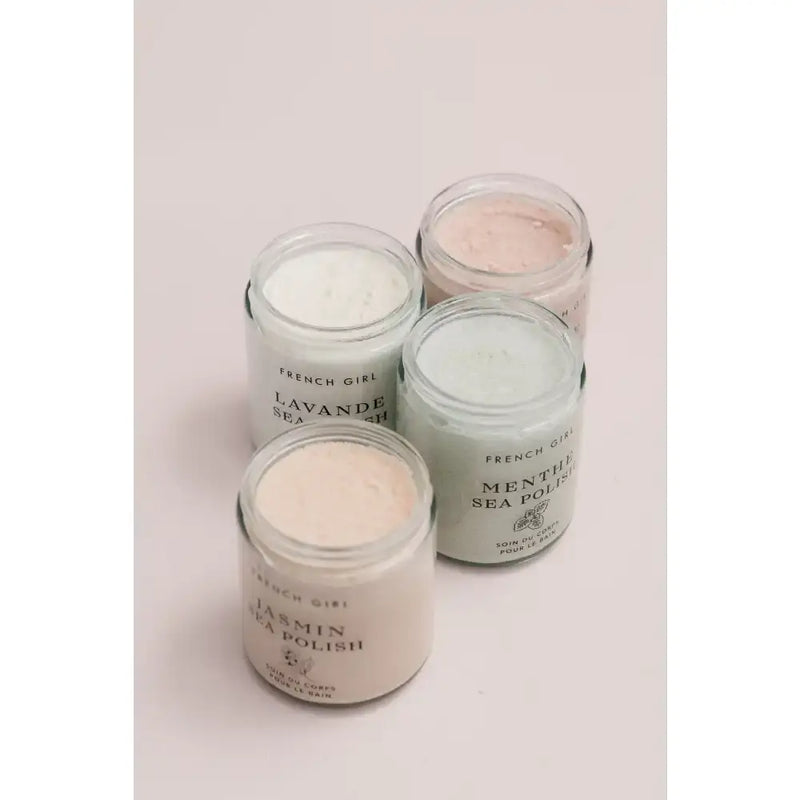 FRENCH GIRL Mint Body Polish Bath & Body Light Gray