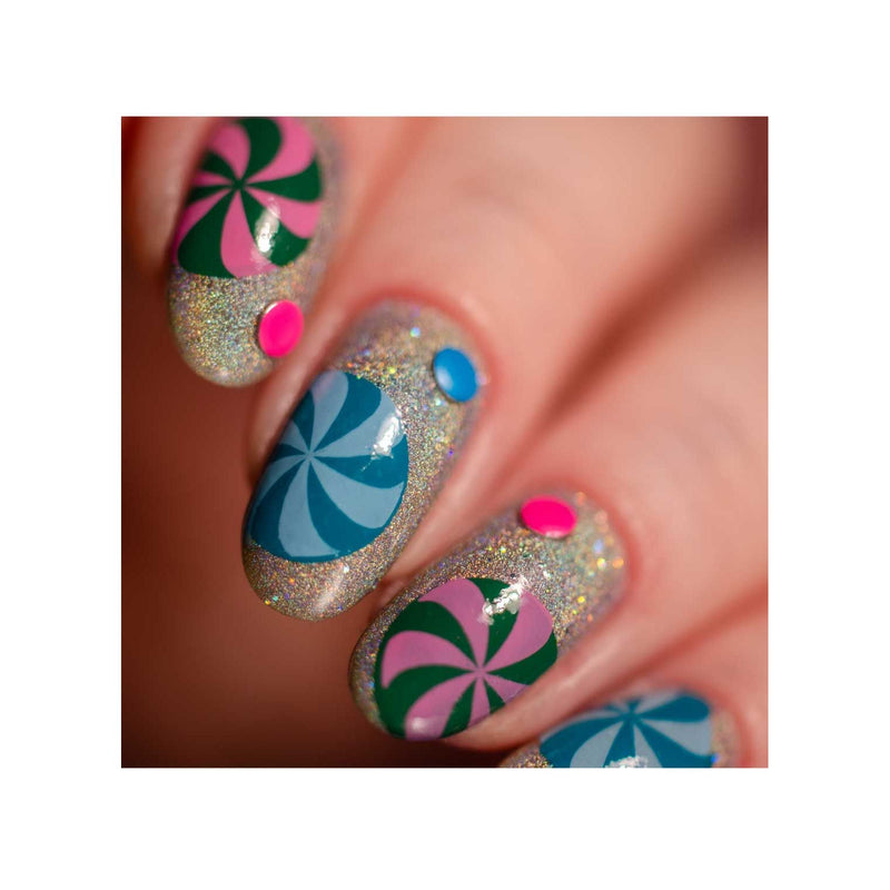 UberChic Beauty Mint To Be Stamping Plate Rosy Brown