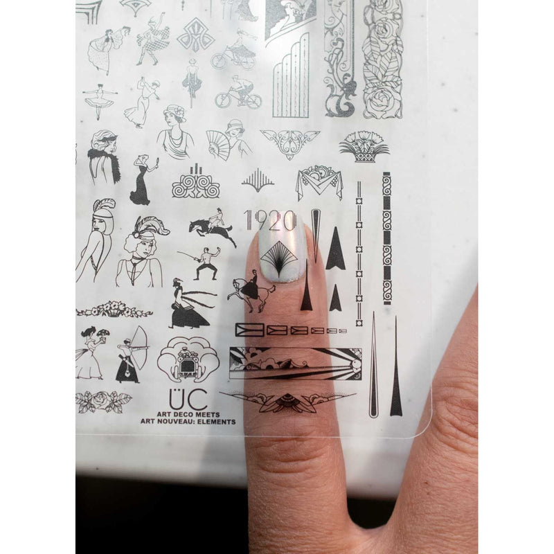 UberChic Beauty Transparent Design Guide MEGA Set: Miscellaneous Tool Light Gray