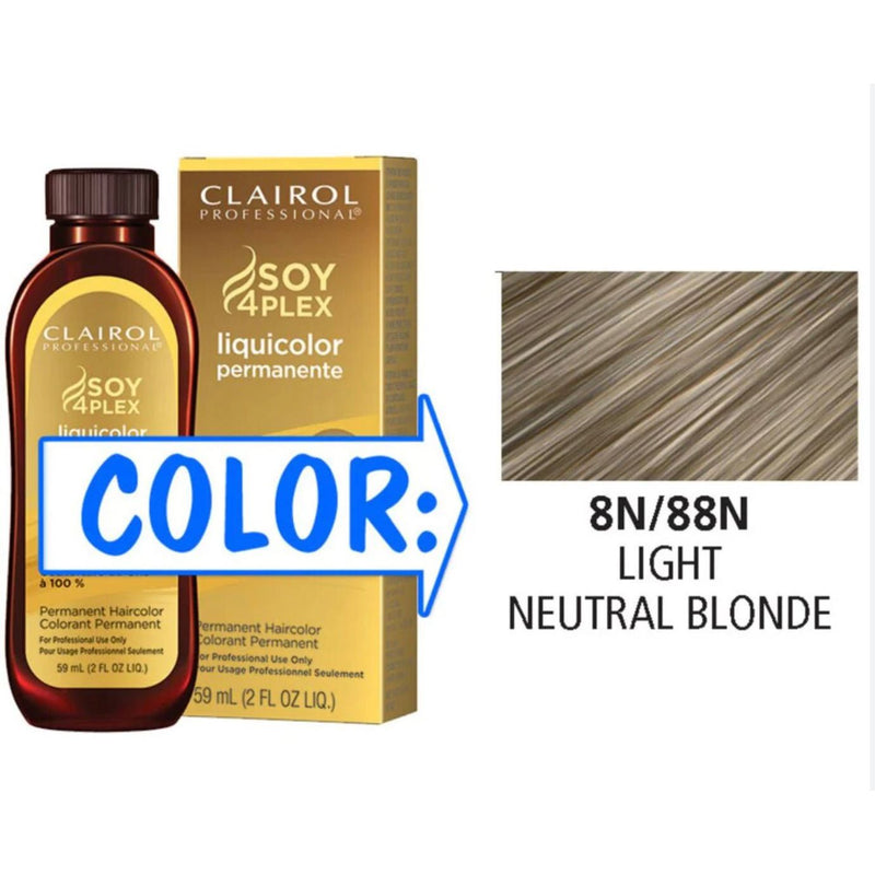 VIP Extensions Miss Clairol 88N Lt N Bld, 2 oz Permanent Hair Color White Smoke