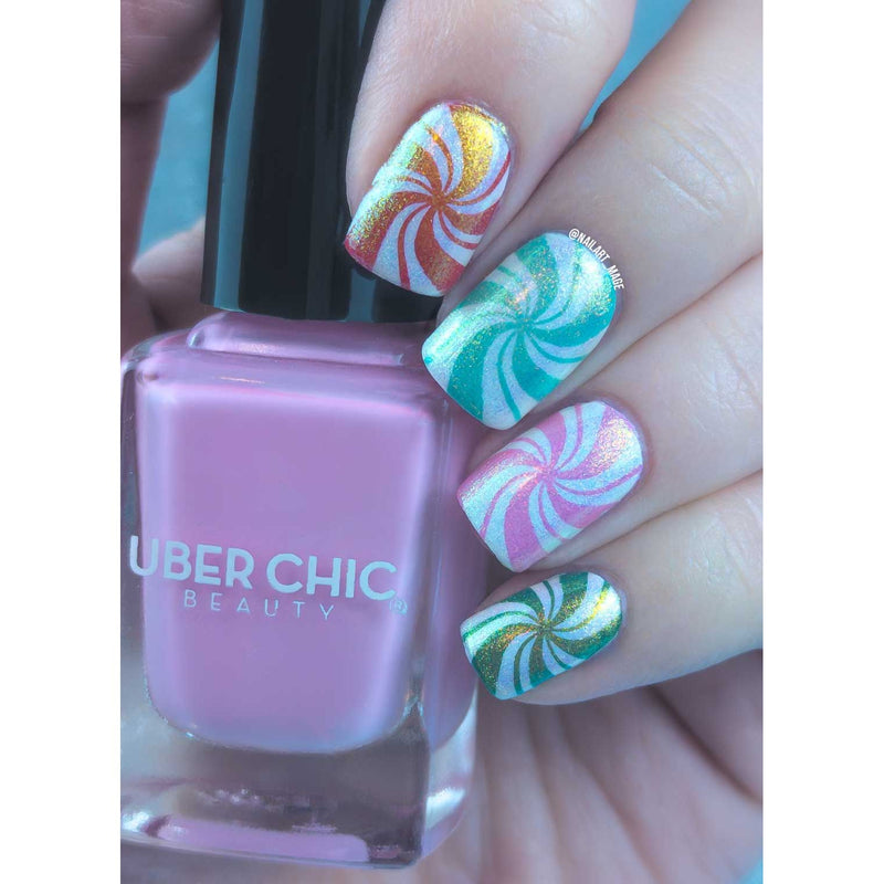 UberChic Beauty Mint To Be Stamping Plate Dark Gray