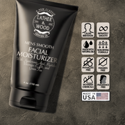 Lather & Wood Shaving Co Face Moisturizer for Men Men Grooming, Health Dark Slate Gray