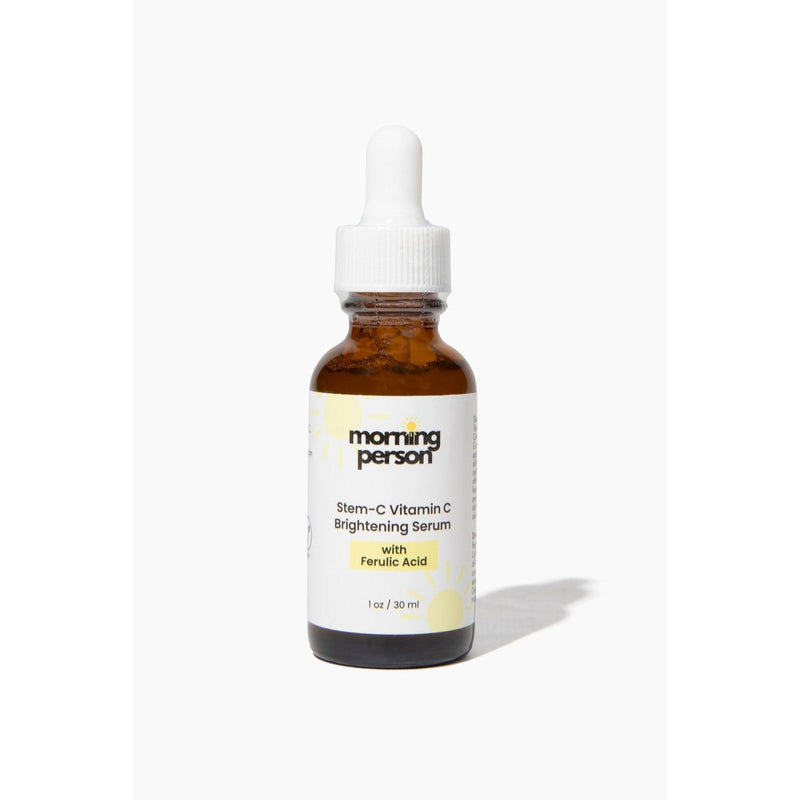 Morning Person Beauty Stem-C Vitamin C Brightening Serum with Ferulic Acid Serum White Smoke