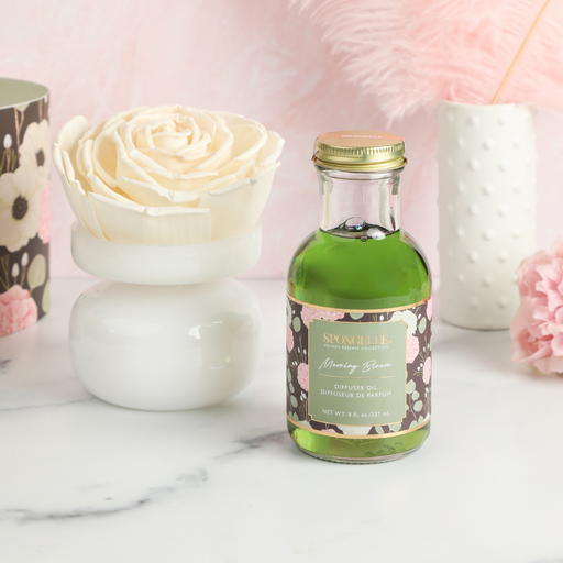 Spongellé Morning Bloom | Private Reserve Diffuser Home Fragrance Light Gray