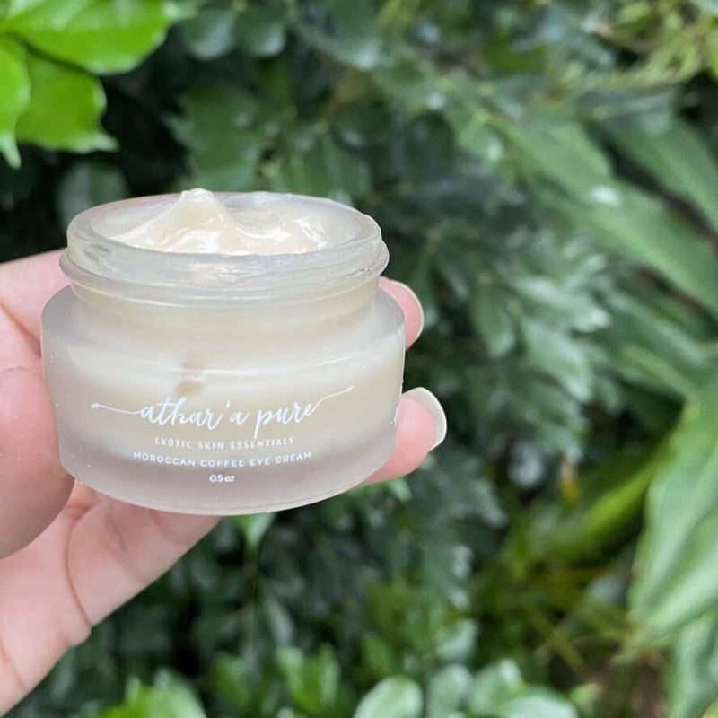 Athar'a Pure Moroccan Coffee Eye Cream (Vegan, Organic, 100% Natural) Face Dark Slate Gray