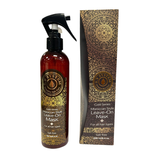 VIP Extensions Moroccan Gold Series Argan Leave-In Mask, 8.4 oz Hair Mask White Smoke