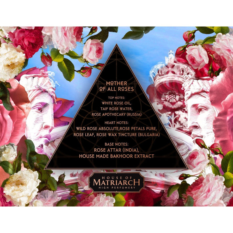 House of Matriarch High Perfumery MOTHER OF ALL ROSES - Natural Rose High Perfumery Perfume Gray 3.3ml,16ml,50ml