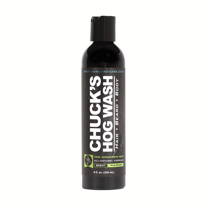 Badass Beard Care Chuck's Hog Wash - The Mountain Man HOG WASH Dark Slate Gray BABC