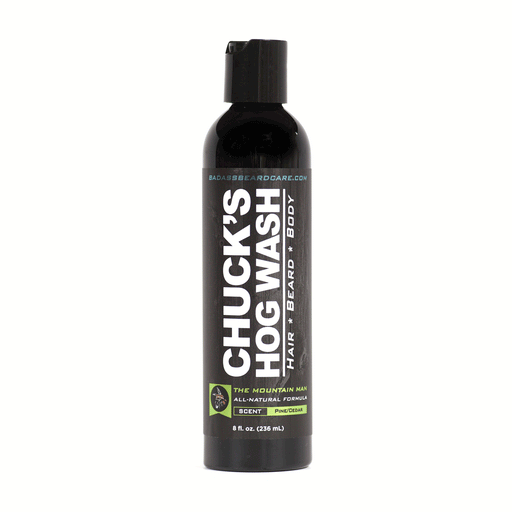 Badass Beard Care Chuck's Hog Wash - The Mountain Man HOG WASH Dark Slate Gray BABC