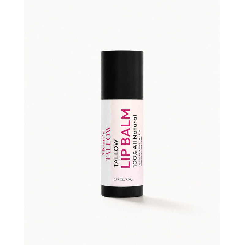 Mom’s Tallow Tallow Lip Balm (Long lasting) White Smoke 1 Pack