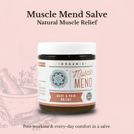 Euphoric Herbals Muscle Mend Salve Salve Misty Rose 8oz,4oz,1oz