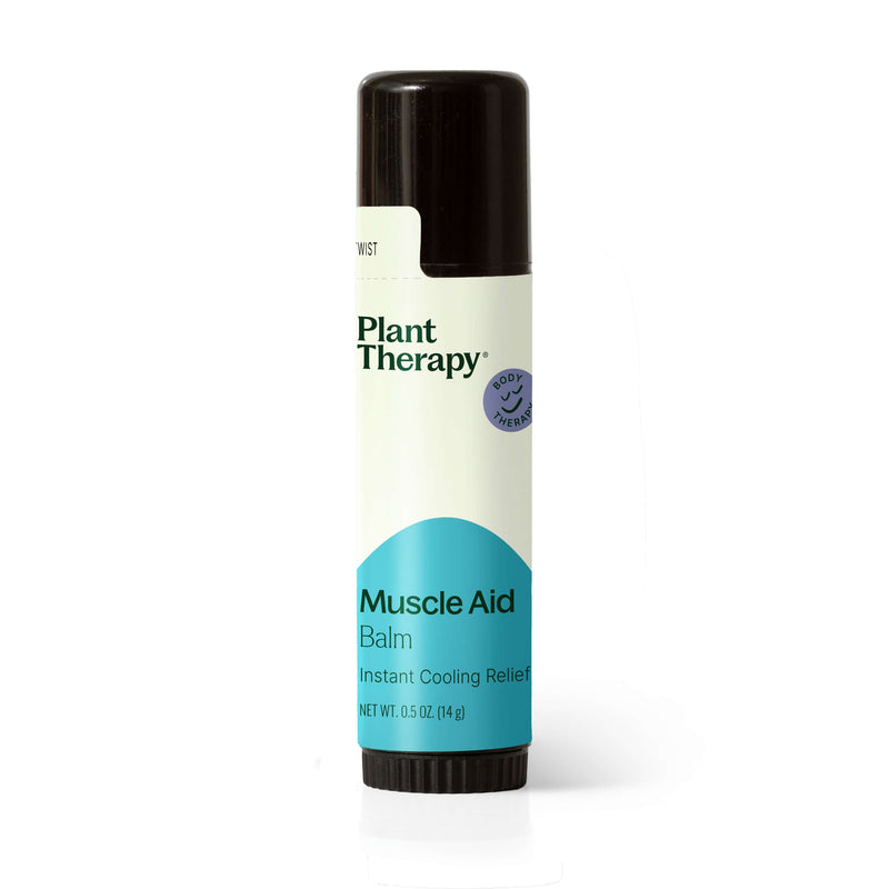 Plant Therapy Muscle Aid Balm Body Care Black .5 oz