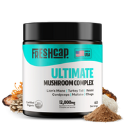 FreshCap Mushrooms Organic Mushroom Extract Powder Blend Powder Black Default Title