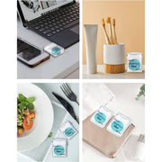 MySmile MySmile Woven Dental Floss Light Gray 50 Yards x 2,50 Yards x 4